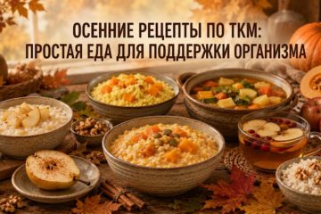 ОСЕННИЕ РЕЦЕПТЫ ПО ТКМ: ПРОСТАЯ ЕДА ДЛЯ ПОДДЕРЖКИ ОРГАНИЗМА