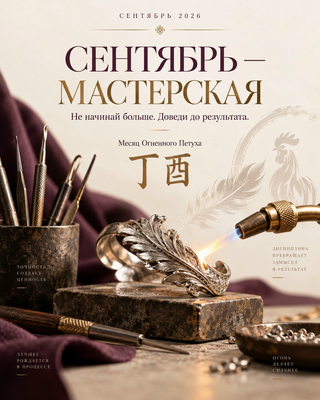 ПРОГНОЗ БА-ЦЗЫ НА МЕСЯЦ ПЕТУХА 丁酉