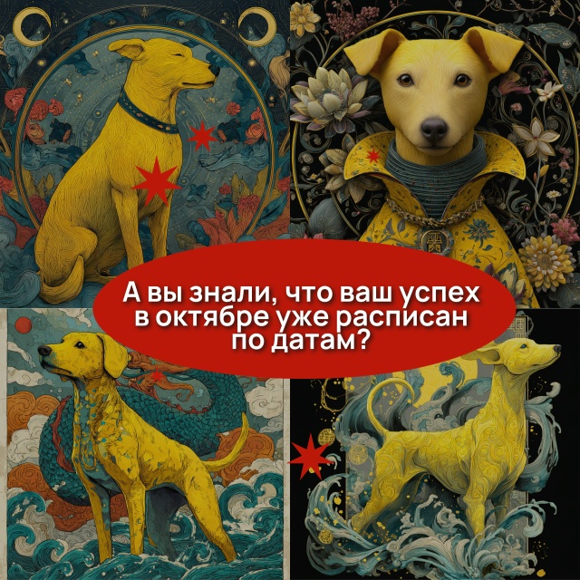 ДАЙДЖЕСТ СЧАСТЛИВЫХ ДАТ НА ОКТЯБРЬ