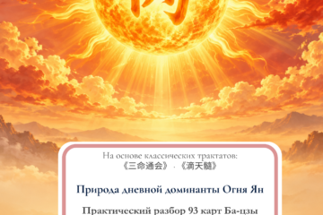 Природа дневной доминанты Огонь Ян. Практический разбор 93 карт Ба-цзы