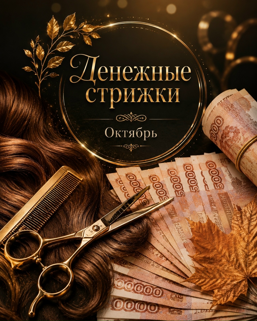Денежная стрижка волос на октябрь 2026