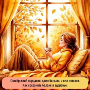 Октябрьский парадокс - едим больше, а сил меньше Октябрьский парадокс - едим больше, а сил меньше